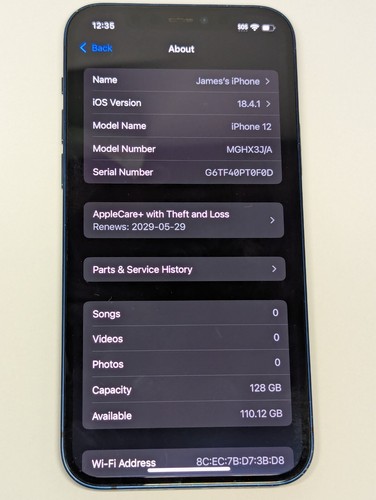 Apple iPhone 12 - 128 GB - Blue (Unlocked) (CA) - 第 5/6 張圖片