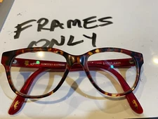 Authentic Jono Hennessy 8372 c328 Red Tortoise 51 17 Frames Eye Glasses RX