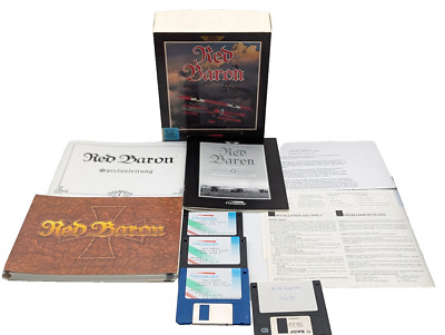Red Baron Dynmaix PC big Box 3,5 Diskette + Missionsbaukasten Sammler