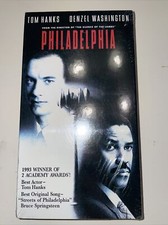 Philadelphia VHS 1994 Closed Captioned Tom Hanks, Denzel New Sealed Watermarks