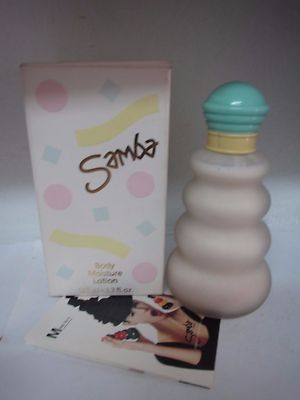 Samba by Perfumers Workshop Body Moisture Lotion 3.3 /3.4 oz/100 ml RARE VINTAGE