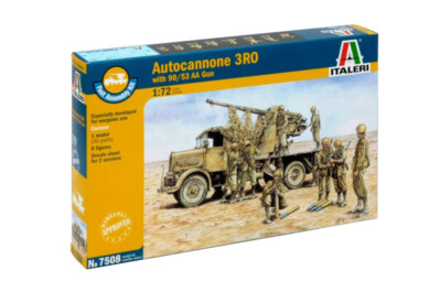 Italeri IT7508 Autocannone RO3 with 90/53 AA Gun