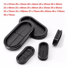 13-50mm Oval Black Blanking Grommets Rubber Grommet Closed Blind Plug Bung Bungs