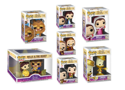 Funko POP!  Disney - Beauty And The Beast - Belle, Cogsworth, Lumiere NEU & OVP