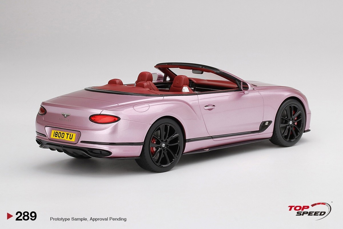 BENTLEY CONTINENTAL GT CONVERTIBLE PASSION PINK - TOPSPEED
