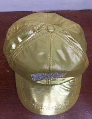 1993 MGM Grand VTG Snapback Hat Gold Metallic Cap Hotel Lion  display picture 2