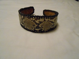 LADIES REAL PYTHON SKIN HEAD BAND., HANDMADE.