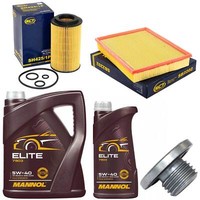 MotoröL Filter Set 5W40 6 Liter + ÖLablassschraube FüR Opel Vectra C Signum 2.0