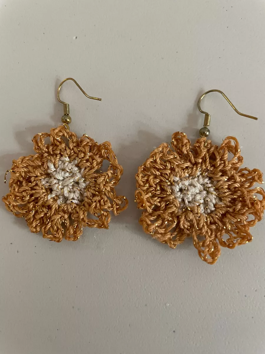 Crochet earrings for sale shop