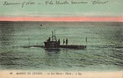 WW1 1918 The FRENCH Sea Lion Submarine. YOU DON'T SEE A LOT OF FRENCH NAVY Cards