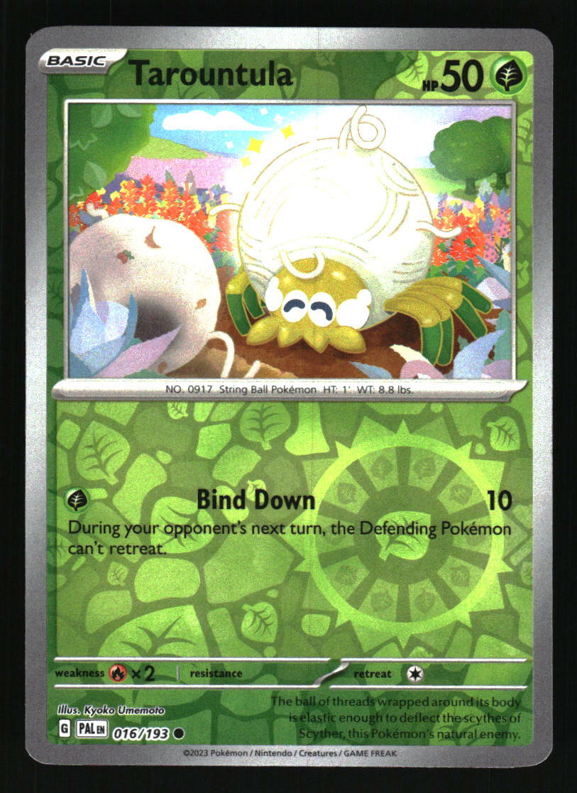 2023 Pokemon Paldea Evolved # 16 Tarountula Reverse Holo Common