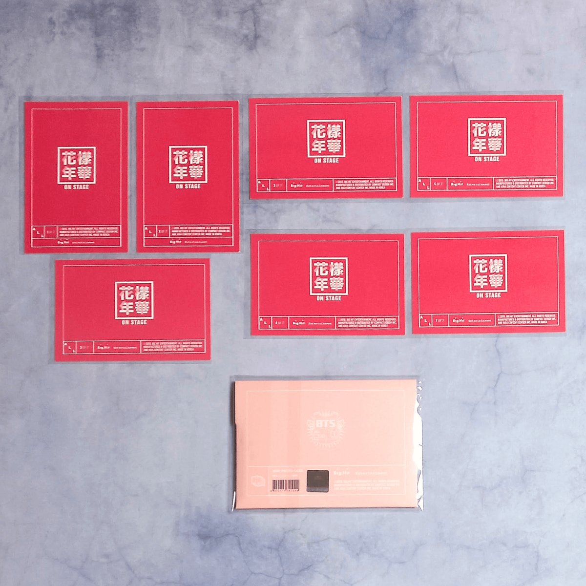 BTS 2015 HYYH On Stage Concert Official Mini Photo Card - BTS