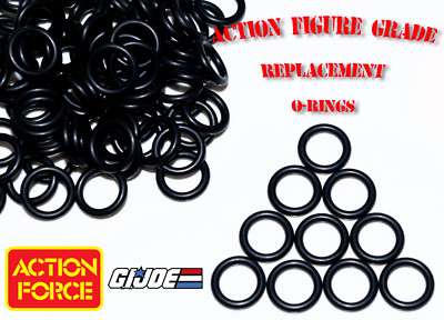 Action Force GI Joe O-Ringe 21x Ersatz Reparatur Set Vintage Figur Teile