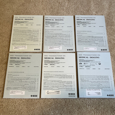 6 IEEE Transactions On Medical Imaging Journal Magazine Lot Ranging 2006-2010