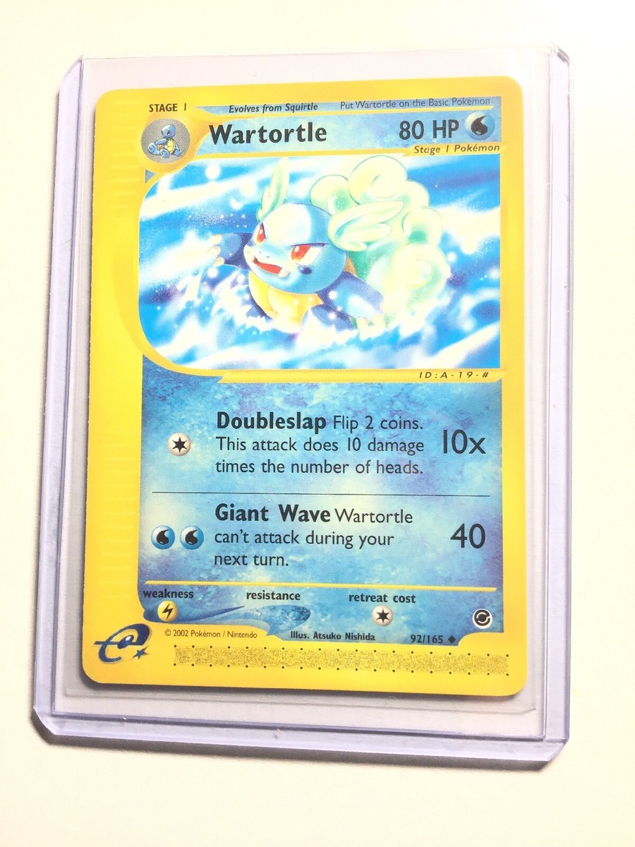 【美品】波乗りカメール 旧裏 イントロパック Surfing Wartortle 美品】波乗りカメール 旧裏 イントロパック Surfing Wartortle Vintage