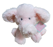 Russ Baby NWT Lovey Security Plush Elliefumps Elephant Pink Gray Eyes White Dots