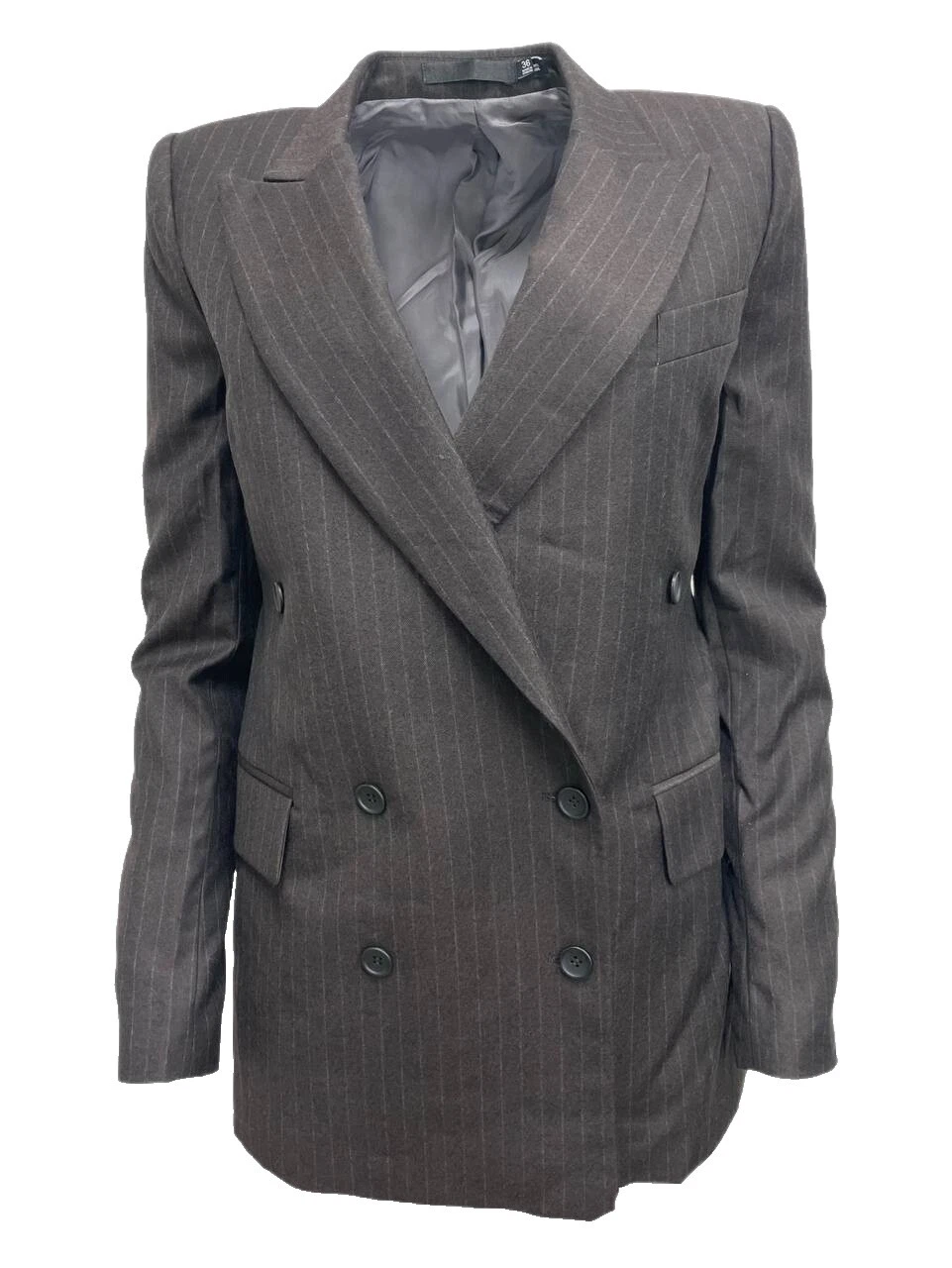 Brown Casual Blazer para Mujer