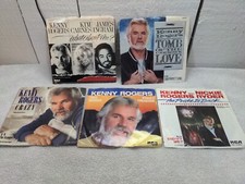 45 RPM Kenny Rogers Picture Sleeve Lot What About Me Crazy This Woman MORE R4