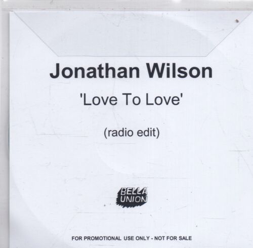 Jonathan Wilson-Love To Love Promo cd single - Afbeelding 1 van 1