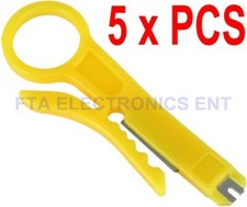 5Pcs Pack RJ45 Cat5 Punch Down Network UTP Cable Cutter Stripper for CAT6 Cat5