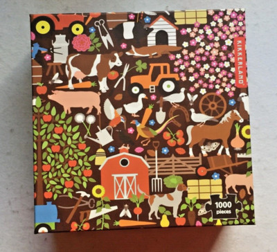 Kikkerland Europe|Farm (Puzzle) |ab 12 Jahren Neu