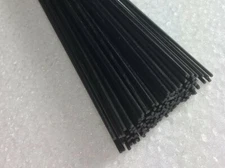 Pultruded Carbon Fiber Rod Round 1.5mm x 1000mm 0.059" 1ea.