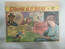 Strange As It Seems: Mrs. Carrie Belle Adams Hymn Writer by Hix from 7/28/1940