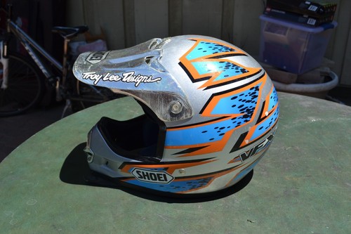 VINTAGE SHOEI VF-X2 MOTOCROSS HELMET Size L TROY LEE DESIGNS - Picture 2 of 7
