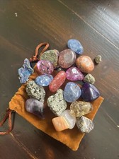 Mixed Raw Stones for Crafting Bag Full of Rocks Kids Rock  Minerals U95