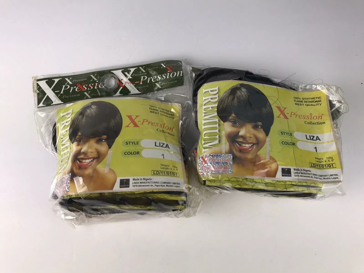 2 Pks Of Xpression “Liza” High Quality Synthetic Hair  display picture 3