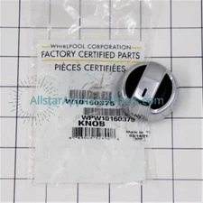 Whirlpool Range/Stove/Oven Control Knob WPW10160375