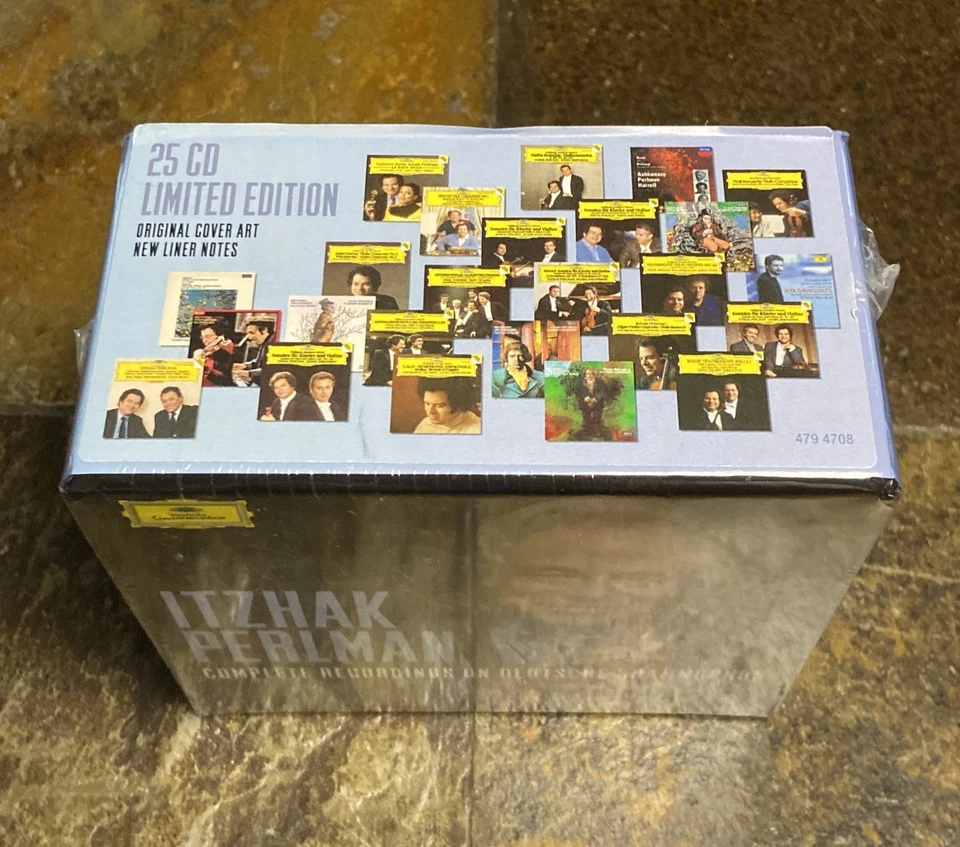 Complete Recordings on Deutsche Grammophon by Itzhak Perlman 25 CD Box (Sealed) - Image 3 of 4