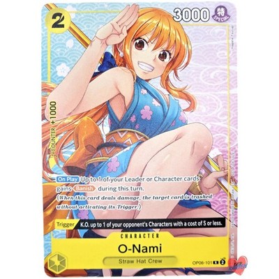 O-Nami OP06-101 Promo Welcome Pack Vol.2 One Piece Card Game TCG Englisch NM ENG