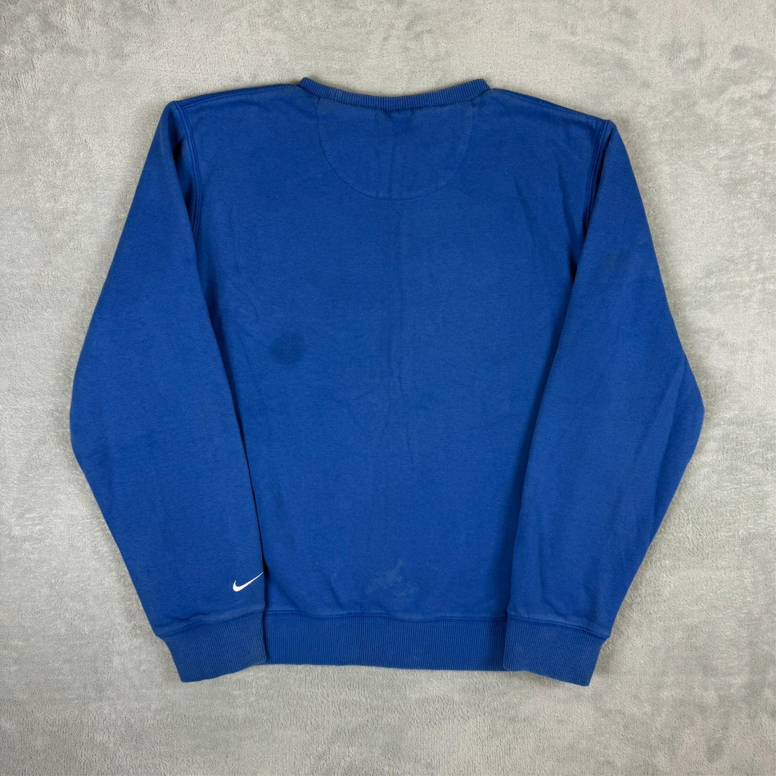 Vintage Nike Blue Spellout Heavyweight Oversized Size Medium Pullover Sweatshirt image 8