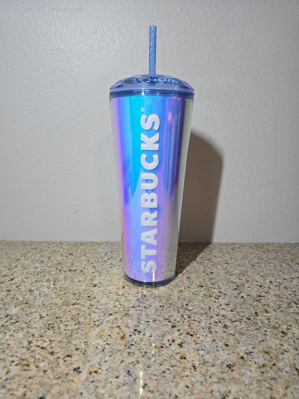 Starbucks Iridescent Hologram Dome Venti 24 Fl Oz Cold Cup Summer 2023