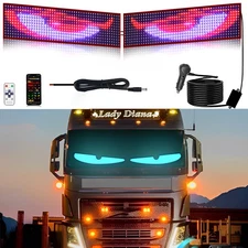 Devil Eyes Light for Truck -Truck Windshield Eyes Lights- LED Display Screen DIY