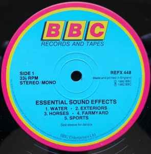 BBC Sound Effects Li - Essential Sound Effects - Used Vinyl Record - 36 - A34z