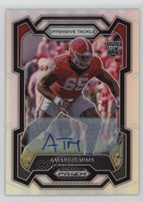 2024 Panini Prizm Draft Picks Silver Prizm Auto Amarius Mims #126 Auto 1ew5