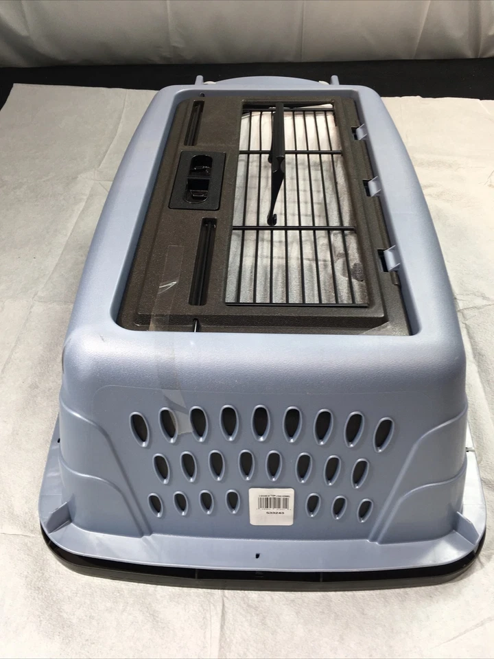 Petmate 533243 Perrera para mascotas de carga superior y frontal de dos puertas-24,1" L x 16,8" W x 14,5" H Foto 4 de 4