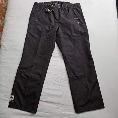 Helly Hansen Gent Pants Mens 2XL XXL Helly Tech Waterproof Workwear Outdoor BLK