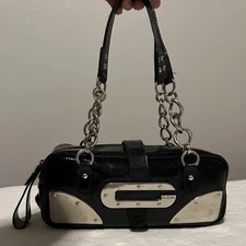 GUESS Y2K Vintage Black Shoulder Bag