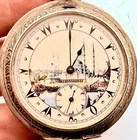 Antique Zenith Billodes Silver Pocket Watch – Ottoman Market – Enamel Istanbul