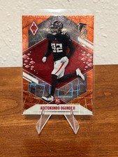 Adetokunbo Ogundeji 2021 Phoenix Rookie Card Orange Lazer /99 Falcons Steelers. rookie card picture