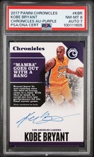 2017 Panini Chronicles Kobe Bryant Chronicles Auto-PURPLE #KBR PSA 8 # /49 🔥📈