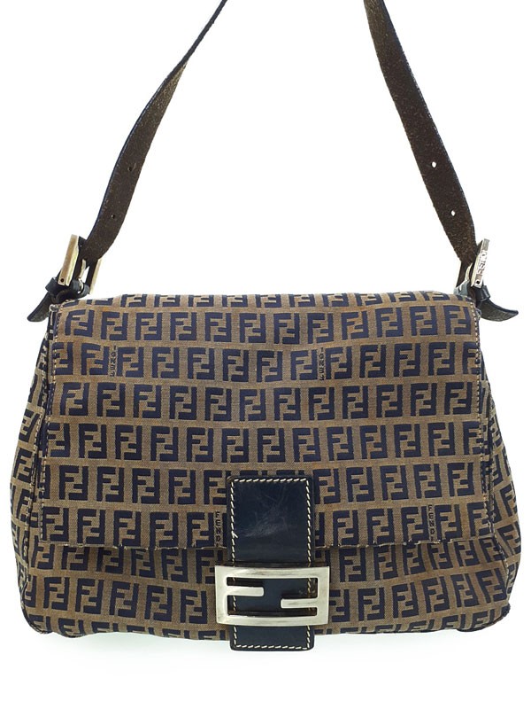 Fendi Zucchino Mamma Bucket Bag 26325 in Semi Shoulder Design T1704