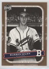 2005 Upper Deck Classics Warren Spahn #96 HOF 2w3