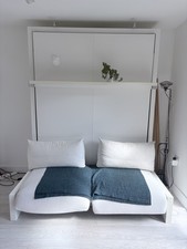 Murphy Bed with Sofa  by  Clei Italian product,  Saving Wall Bed | Double Bed