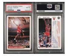AMAZING 1992-93 Upper Deck International Italian - Michael Jordan #118 PSA 8