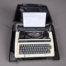 Clean Smith Corona Electra XT Portable Electric Typewriter Original Case Tested thumbnail