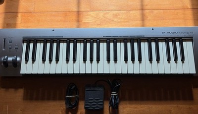M-Audio Keystation 49 With Yamaha Pedal And USB Cable